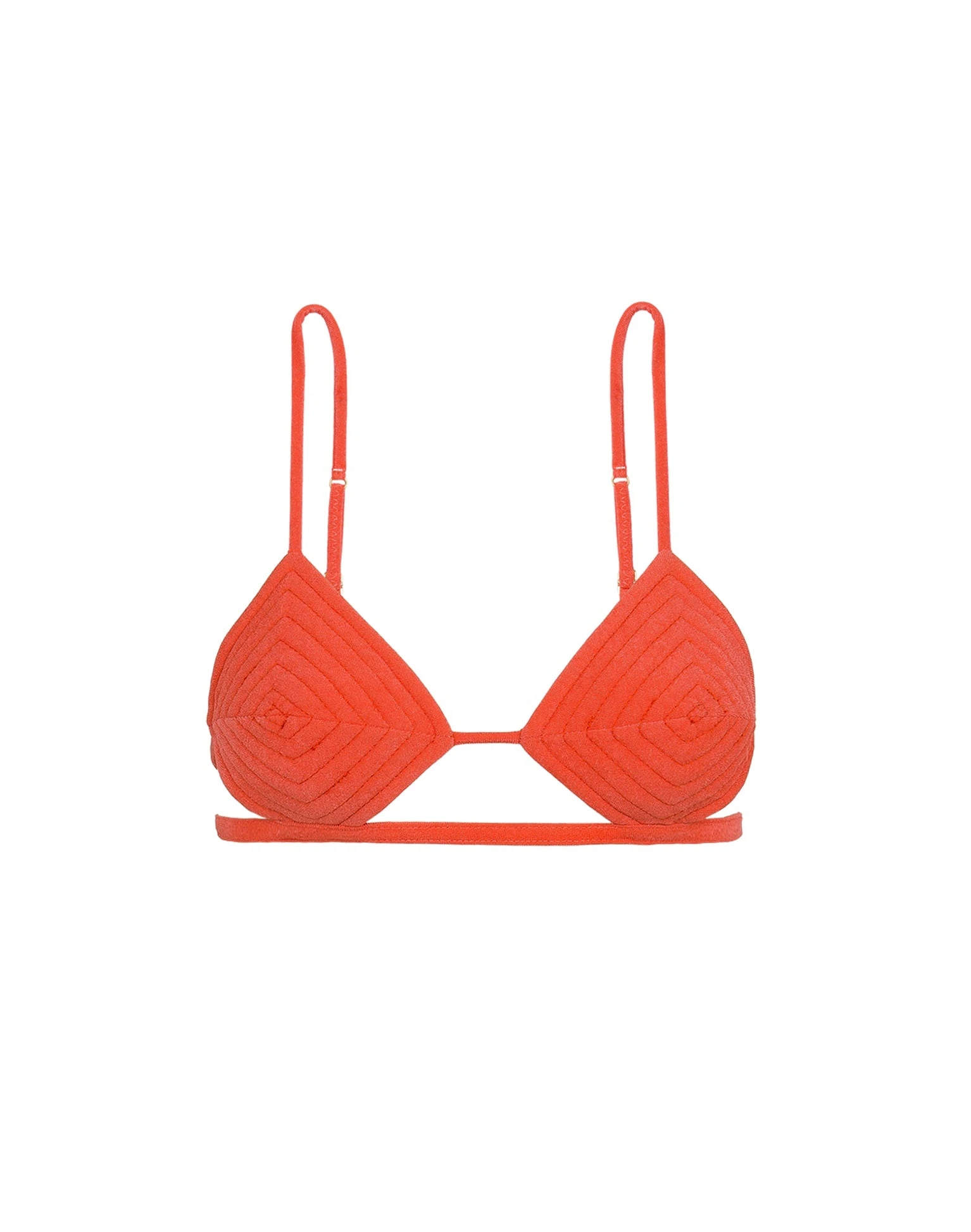 SU23 D2 Barbara Tri Parallel Top - Tomato