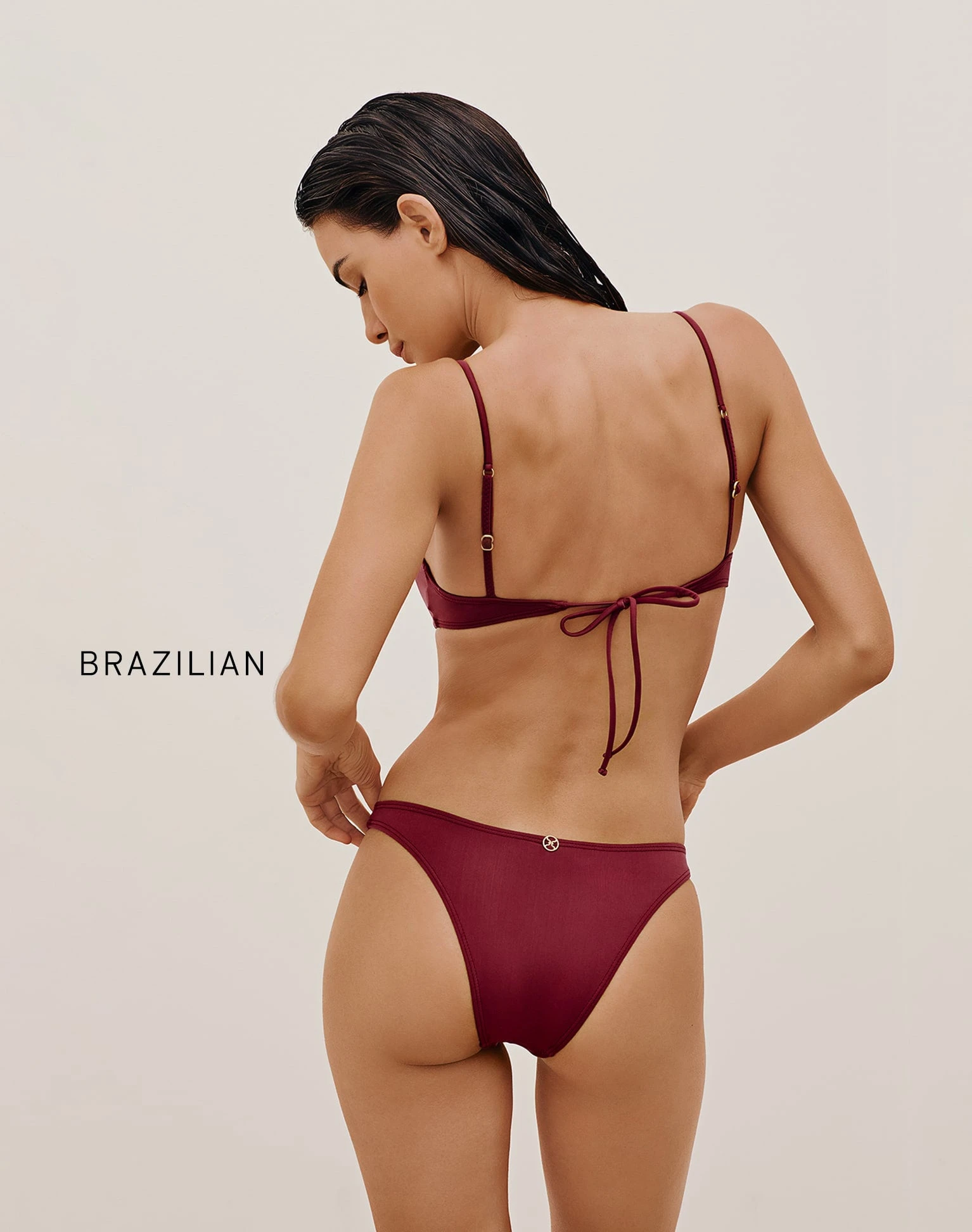 SU23 D1 Basic Bottom - Cranberry - Image 3