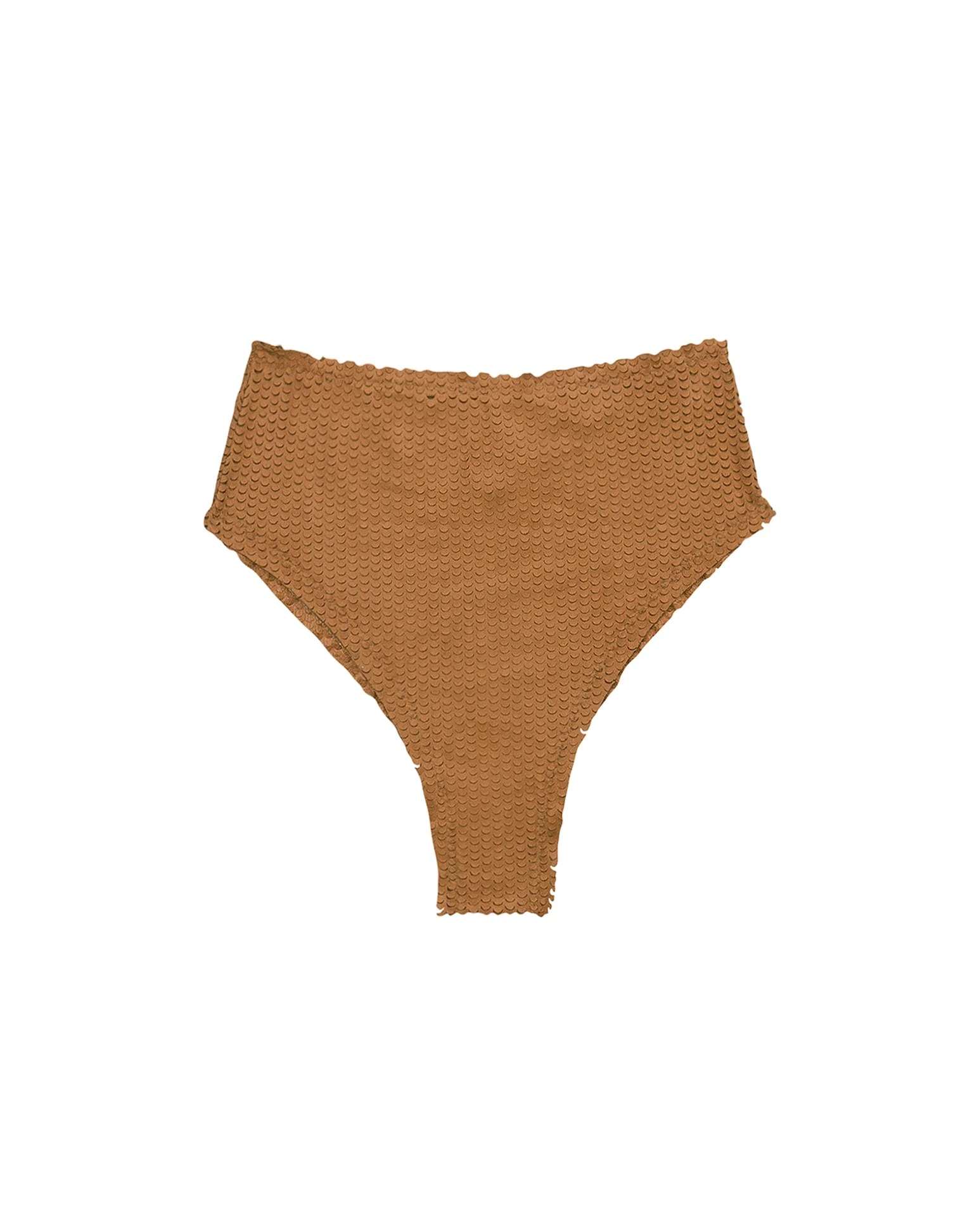 S23 D1 Scales Buttons Hot Pant Bottom - Toffee
