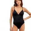 R23 D1 Firenze Claire Flora One Piece - Black