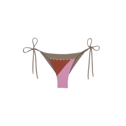 R23 D1 Block Tie Side Bottom - Pistachio Camel