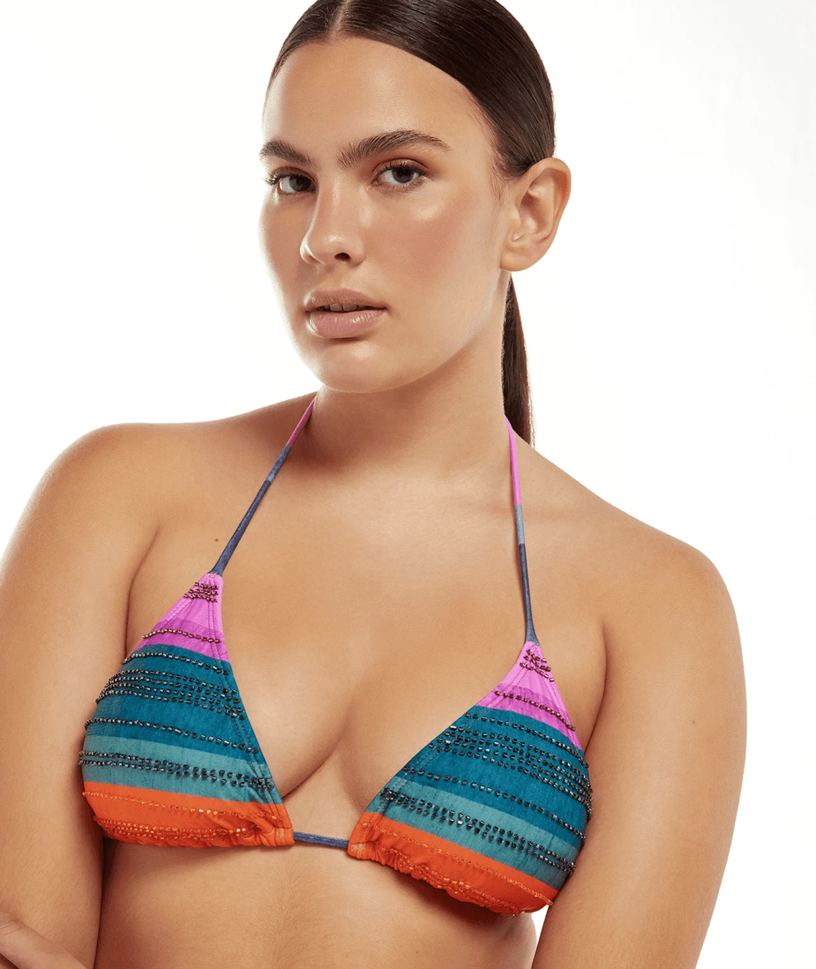 S22 D3 - Sale Lurex Tie Side Bottom - Royal - Image 10