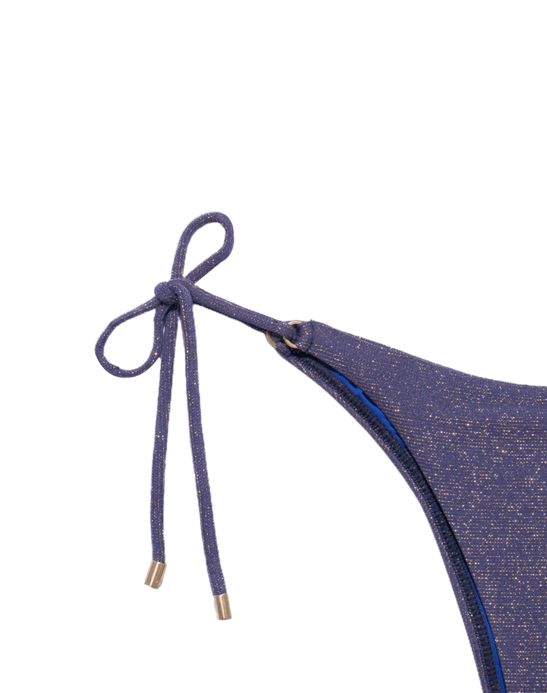 S22 D3 - Sale Lurex Tie Side Bottom - Royal - Image 7