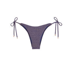 S22 D3 - Sale Lurex Tie Side Bottom - Royal