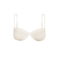 S22 D2 - Sale Crochet Helena Top - White